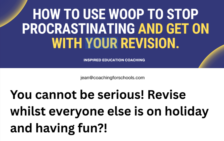 Help your teen to stop procrastinating and start revising 