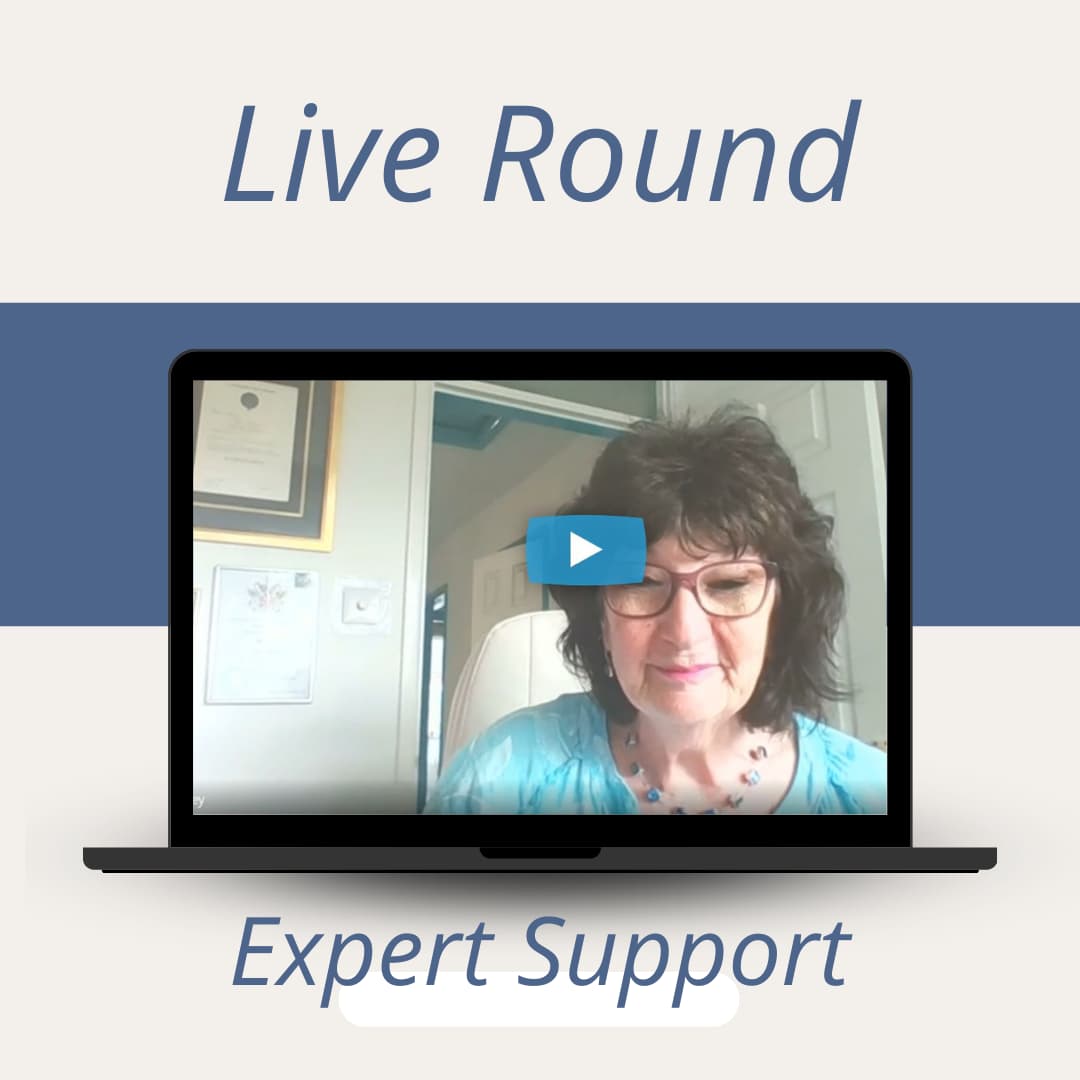 Jean Ramsey facilitating the live online ADHD for grandparents course